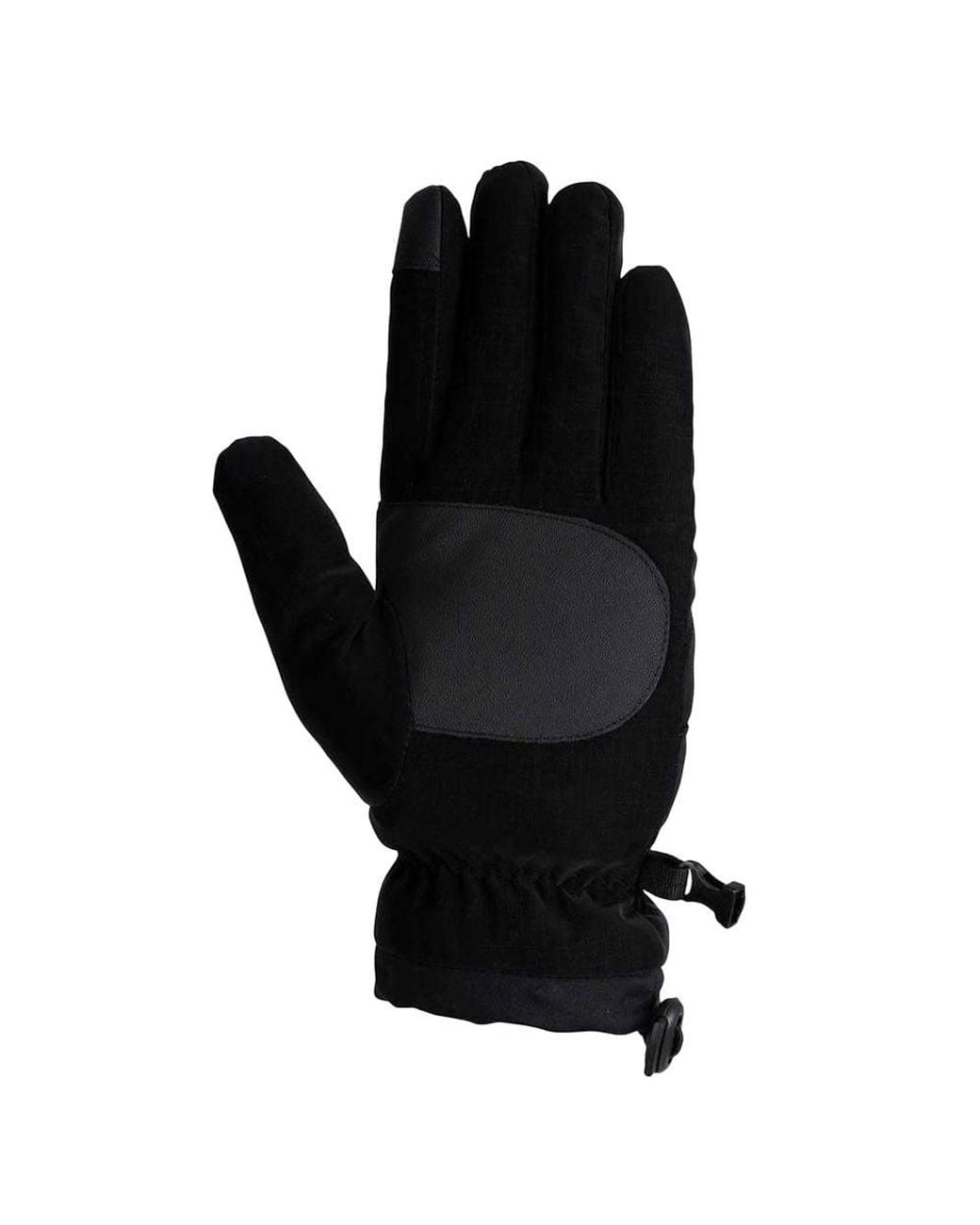 Trespass Black Tista Ski Gloves for men