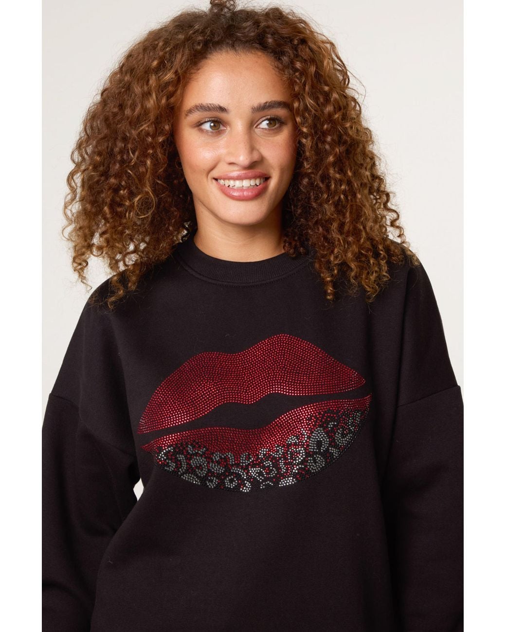 Blue Vanilla Red Long Sleeve Round Neck Jumper