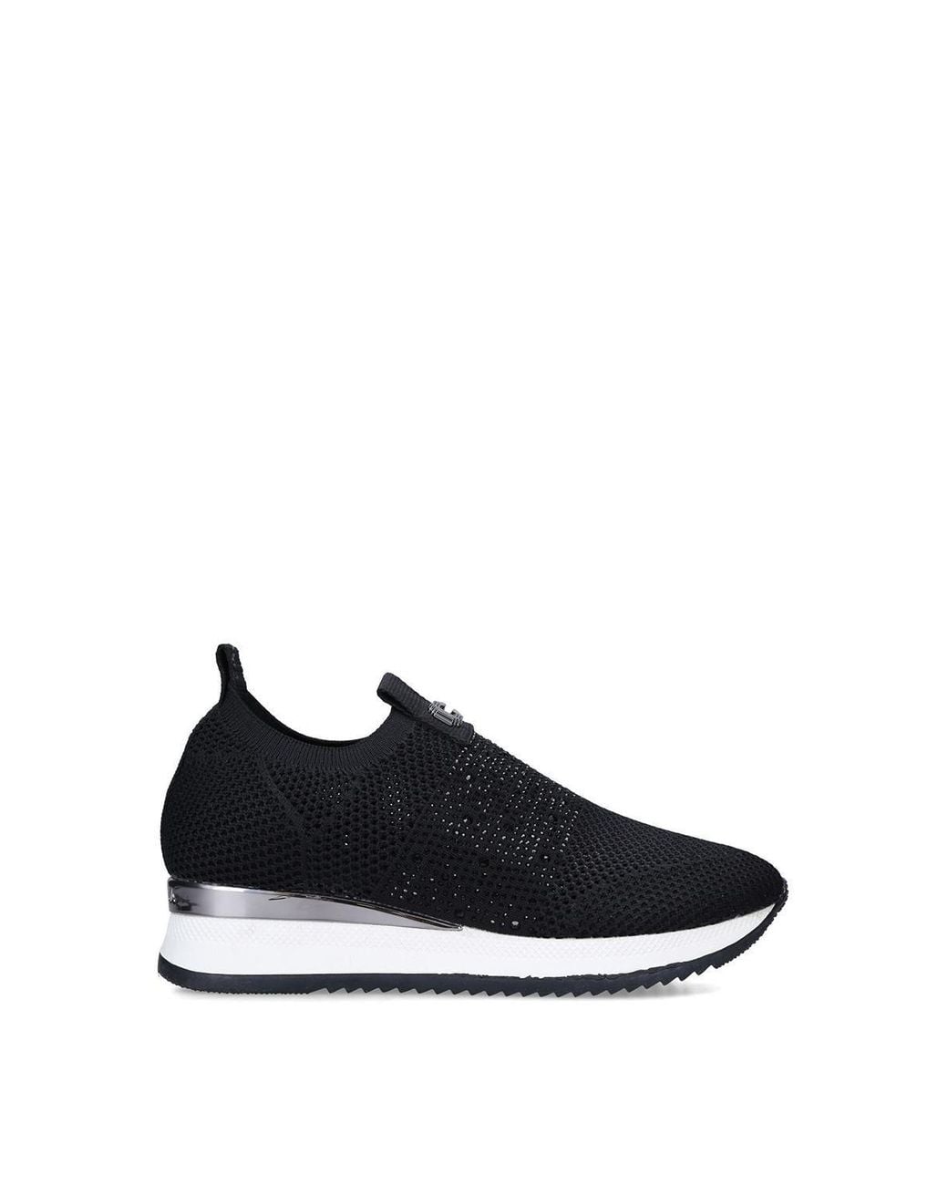 Carvela Kurt Geiger Black 'Janeiro 2' Fabric Trainers