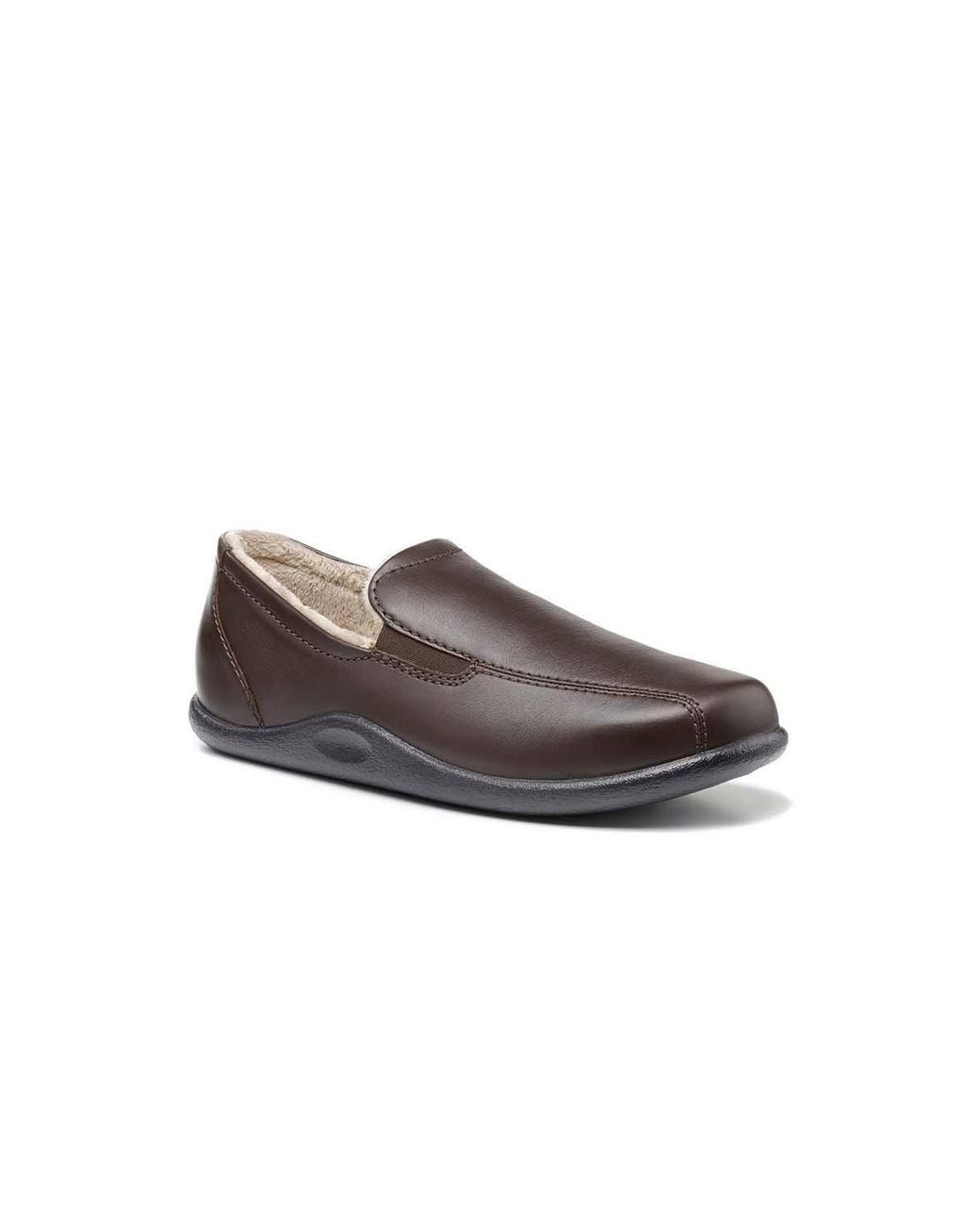 Hotter Brown 'Relax' Slippers for men