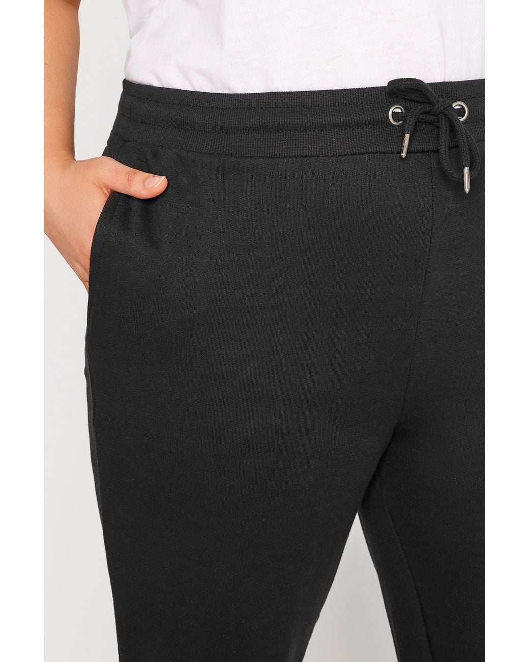 Yours Black Straight Leg Joggers