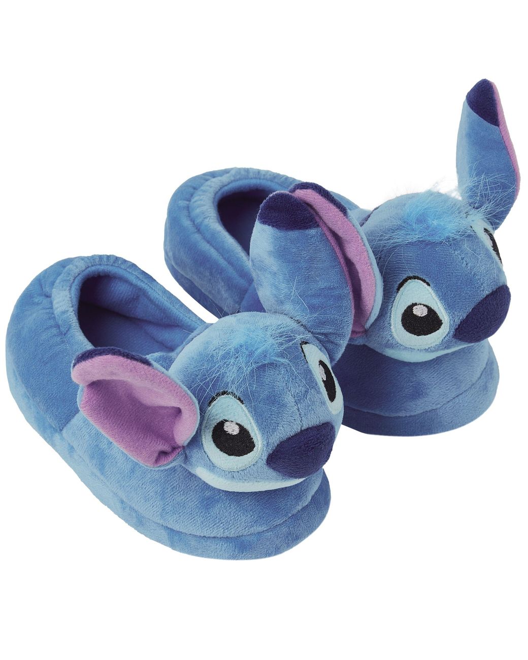 Disney Blue Lilo & Stitch Slippers 3D Stitch Head