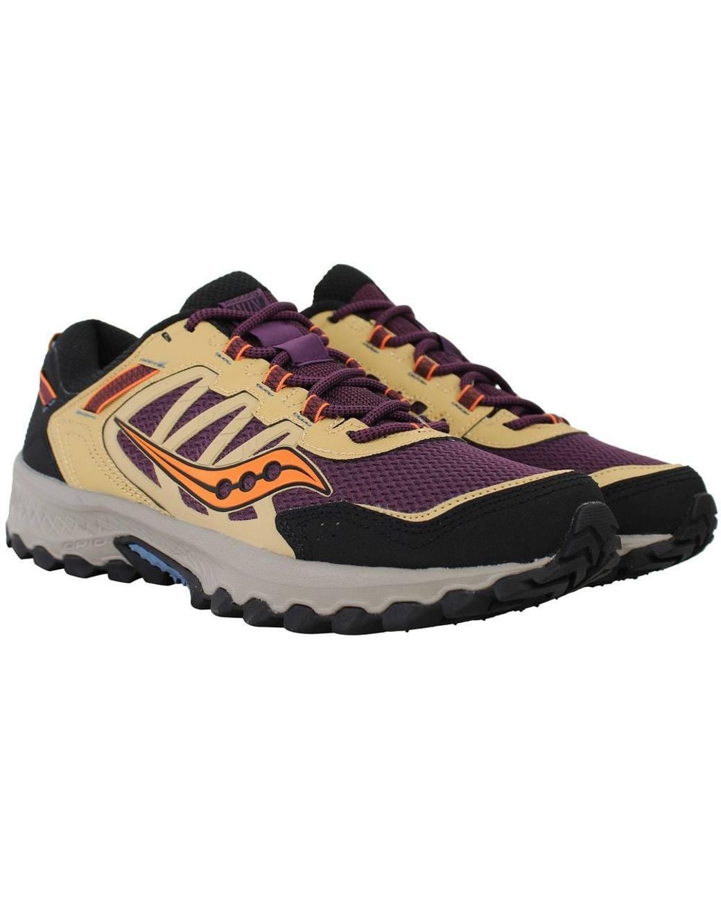 Saucony Black Grid Peak Multicolour Trainers for men