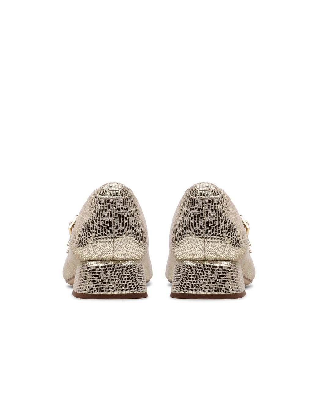 Clarks Gray Daiss30 Shine Champagne Interest Mary Jane