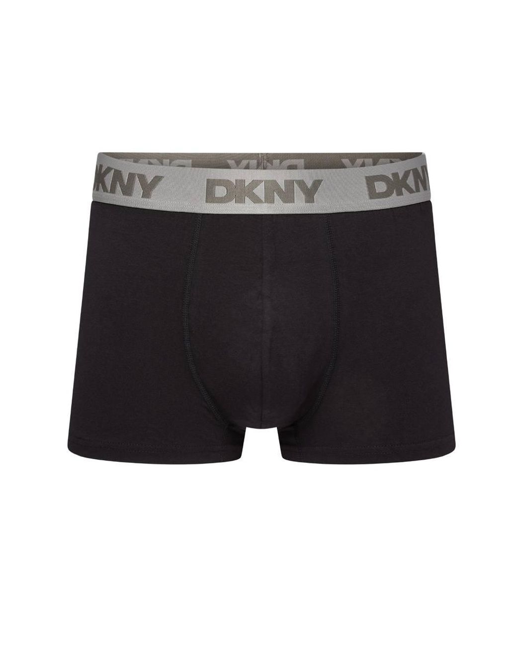 DKNY Black 3 Pack Dothan Trunks for men