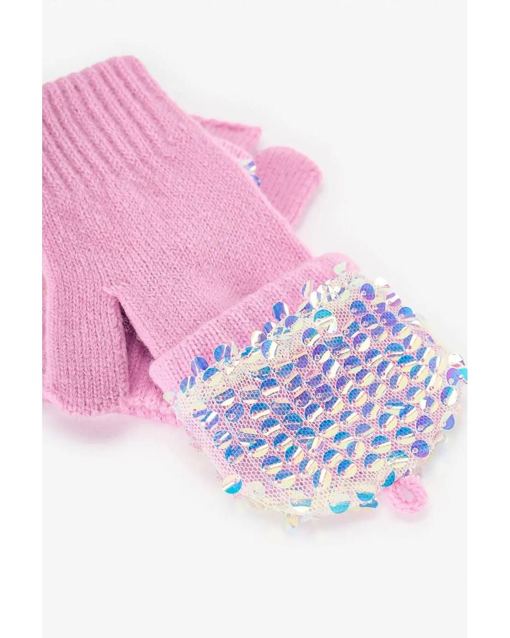 Penti Pink Sequin Gloves