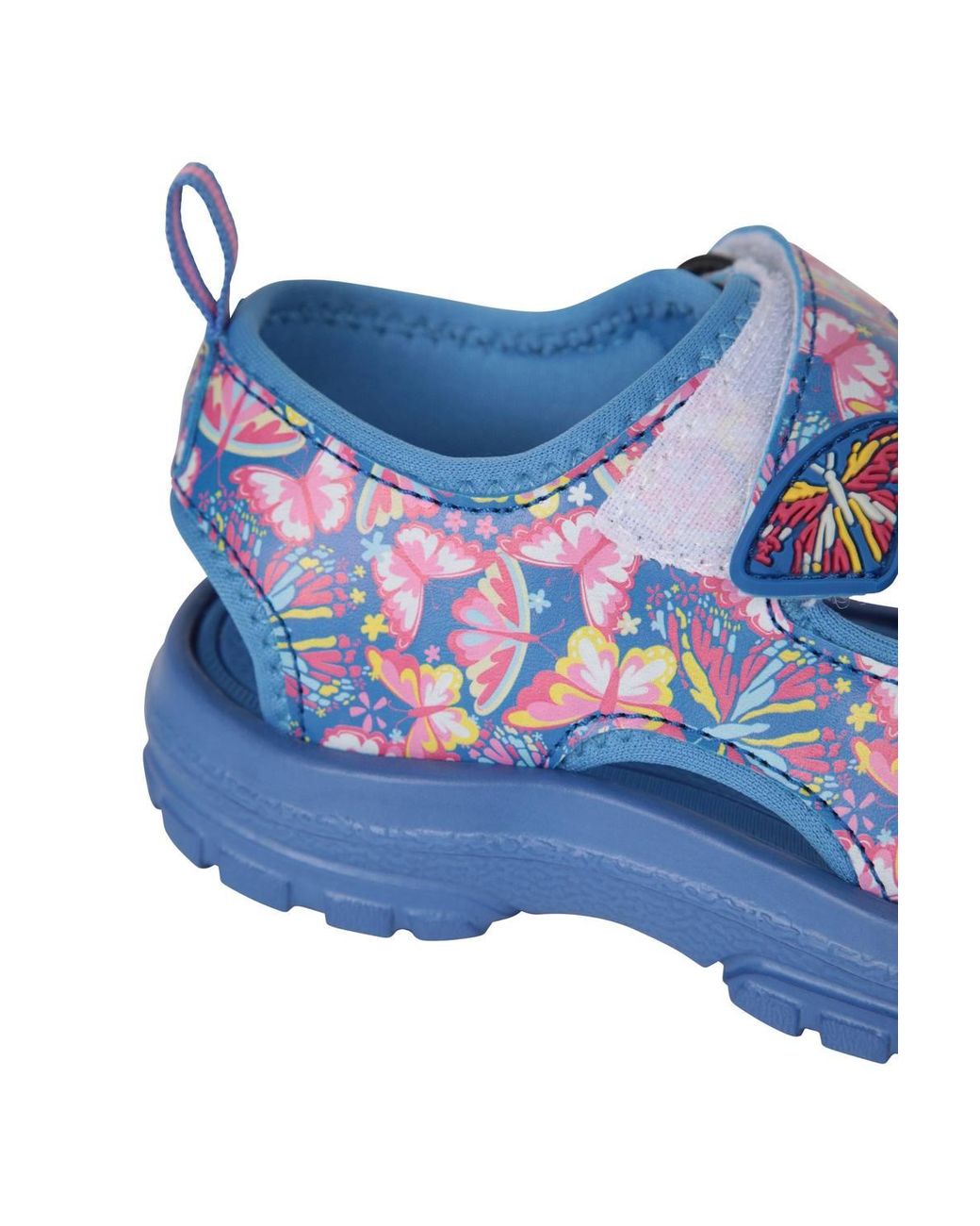 Mountain Warehouse Blue 'Sand' Soft Lined Cushioned Lightweight Open Toe Touch Strap Sandals