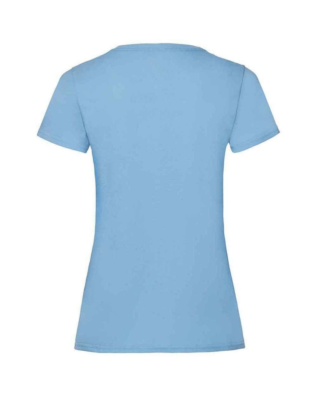 Fruit Of The Loom Blue Valueweight Heather Lady Fit T-Shirt