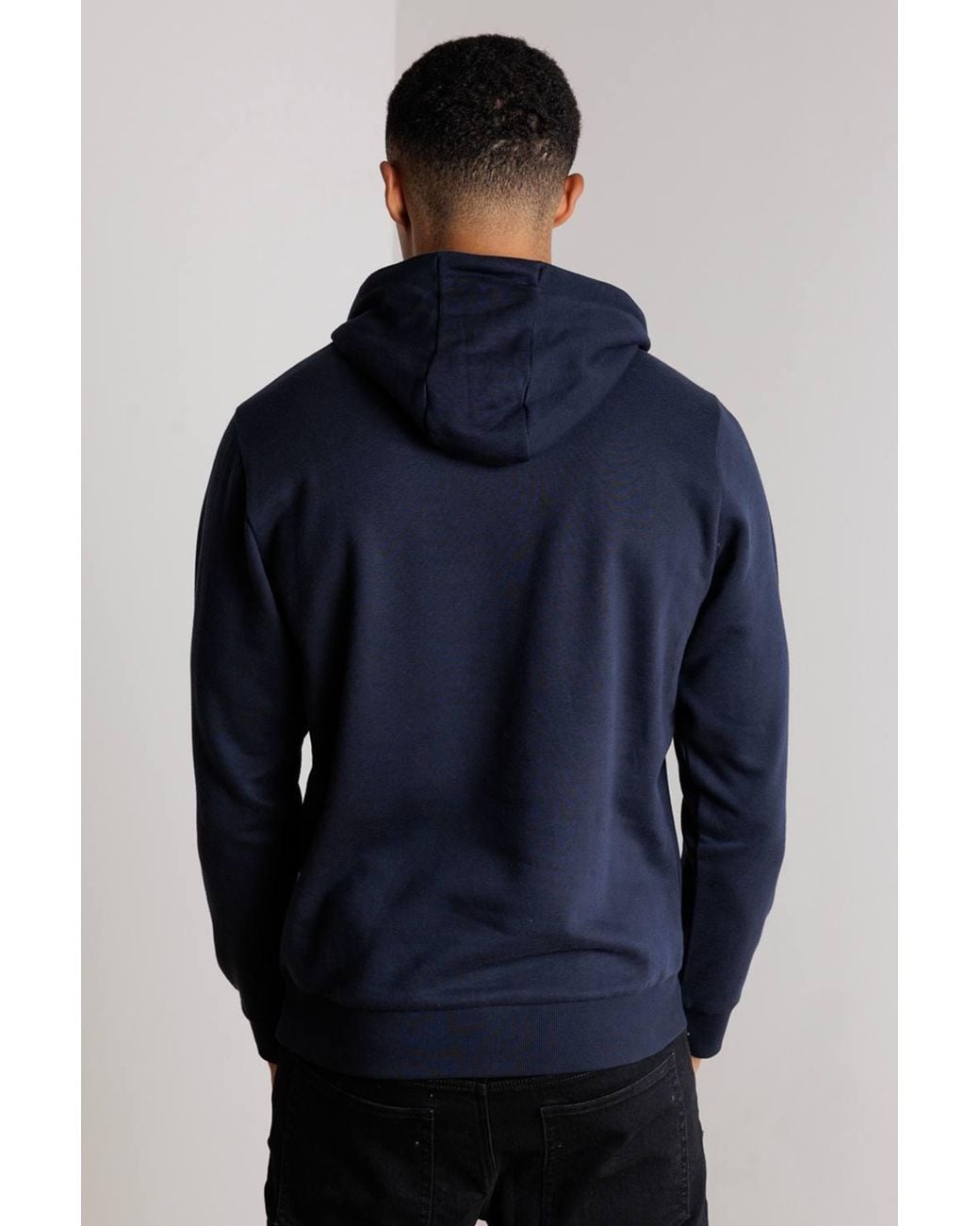 Tokyo Laundry Blue Graphic Print Hoody for men