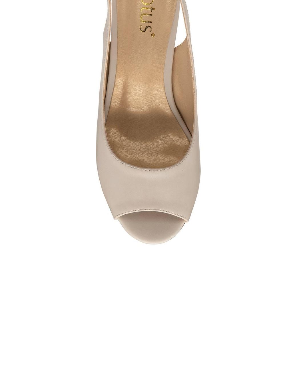 Lotus White 'Evelyn' Peep-Toe Shoes