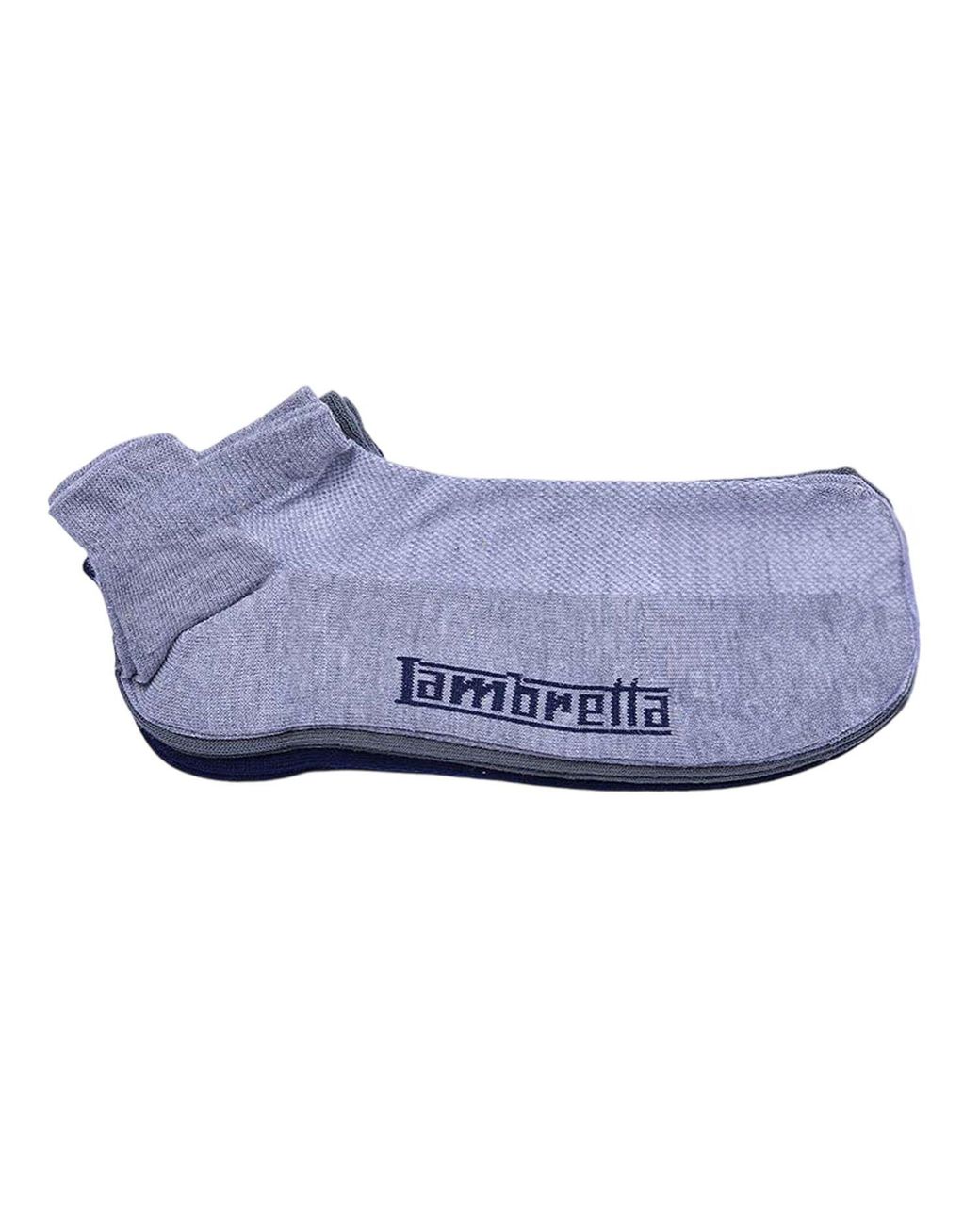 Lambretta Blue Trainer Socks (Pack Of 3) for men