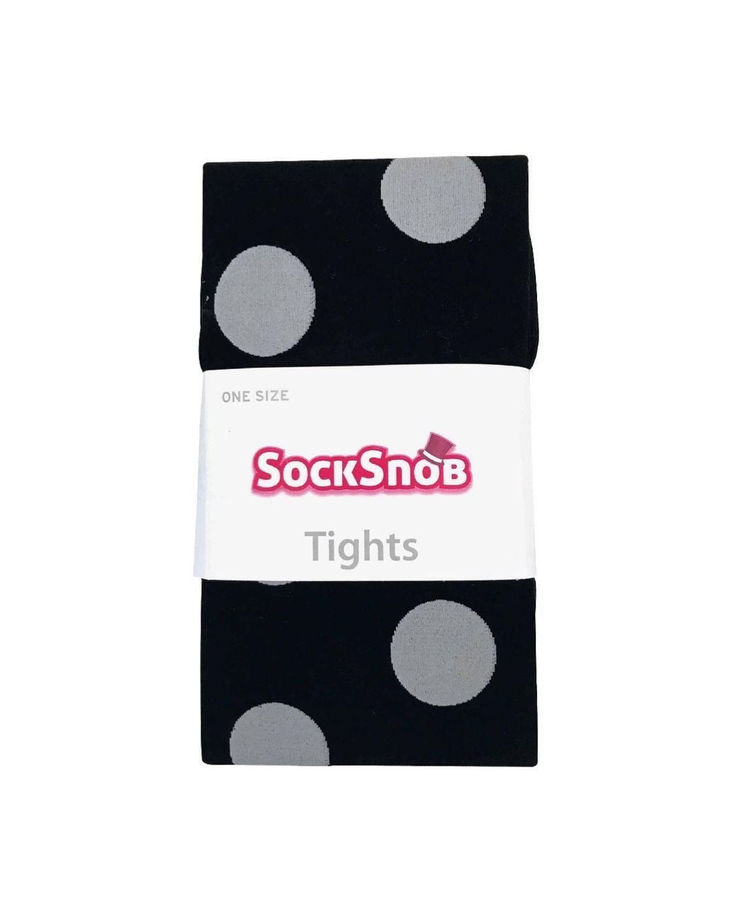 Sock Snob Black 1 Pack Coloured 80 Denier Opaque Patterned Soft Tights
