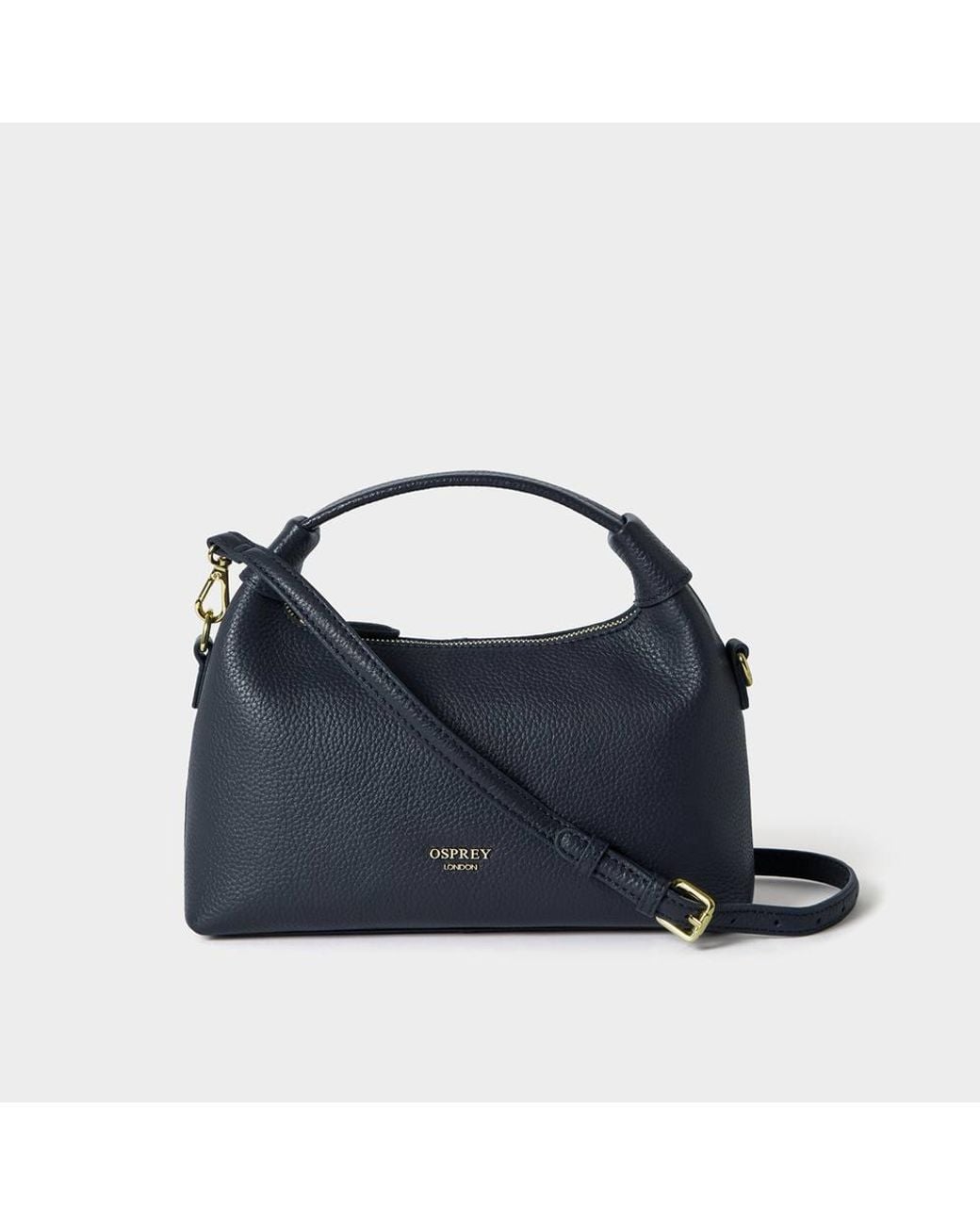 Osprey Black The Alpha Leather Grab & Crossbody Bag
