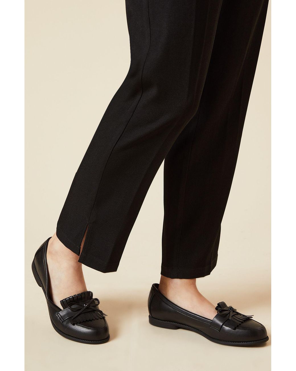 Dorothy Perkins Black Loretta Tassel Loafers