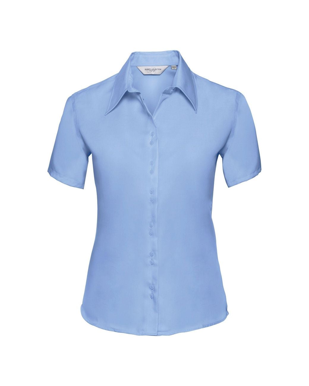 Russell Blue Short Sleeve Ultimate Non-Iron Shirt
