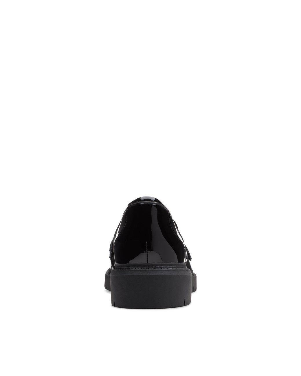 Clarks Black Westlynn Ayla Patent Loafers, Slip Ons