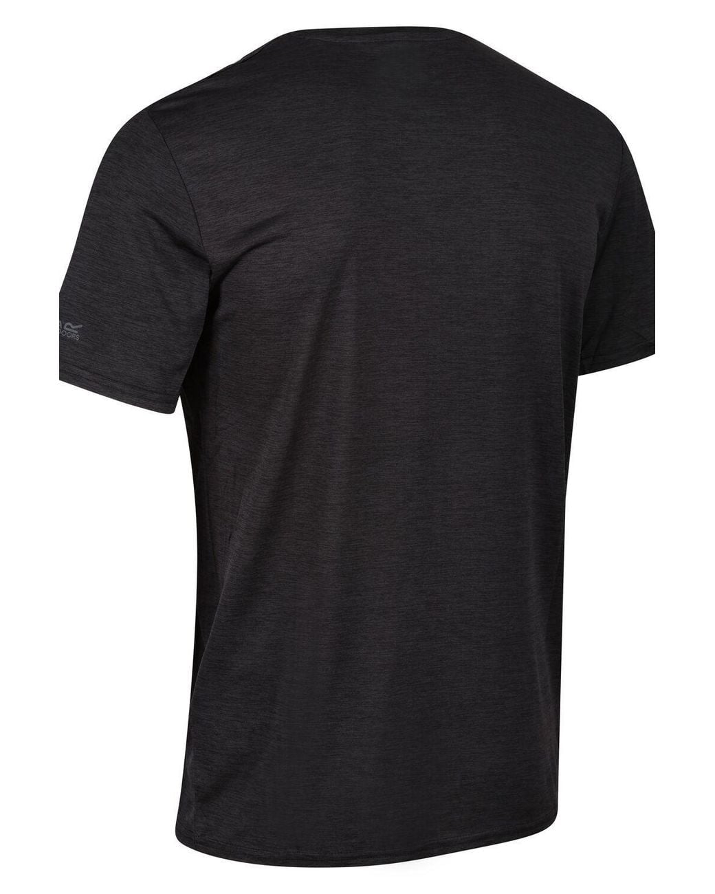 Regatta Black Fingal Edition Short Sleeved Marl T-Shirt for men