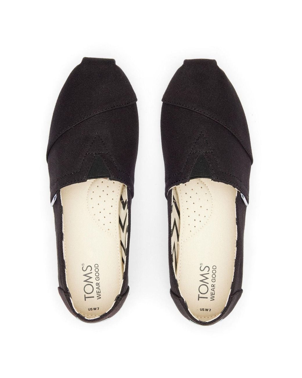 TOMS Black Alpargata' Slip On Shoes