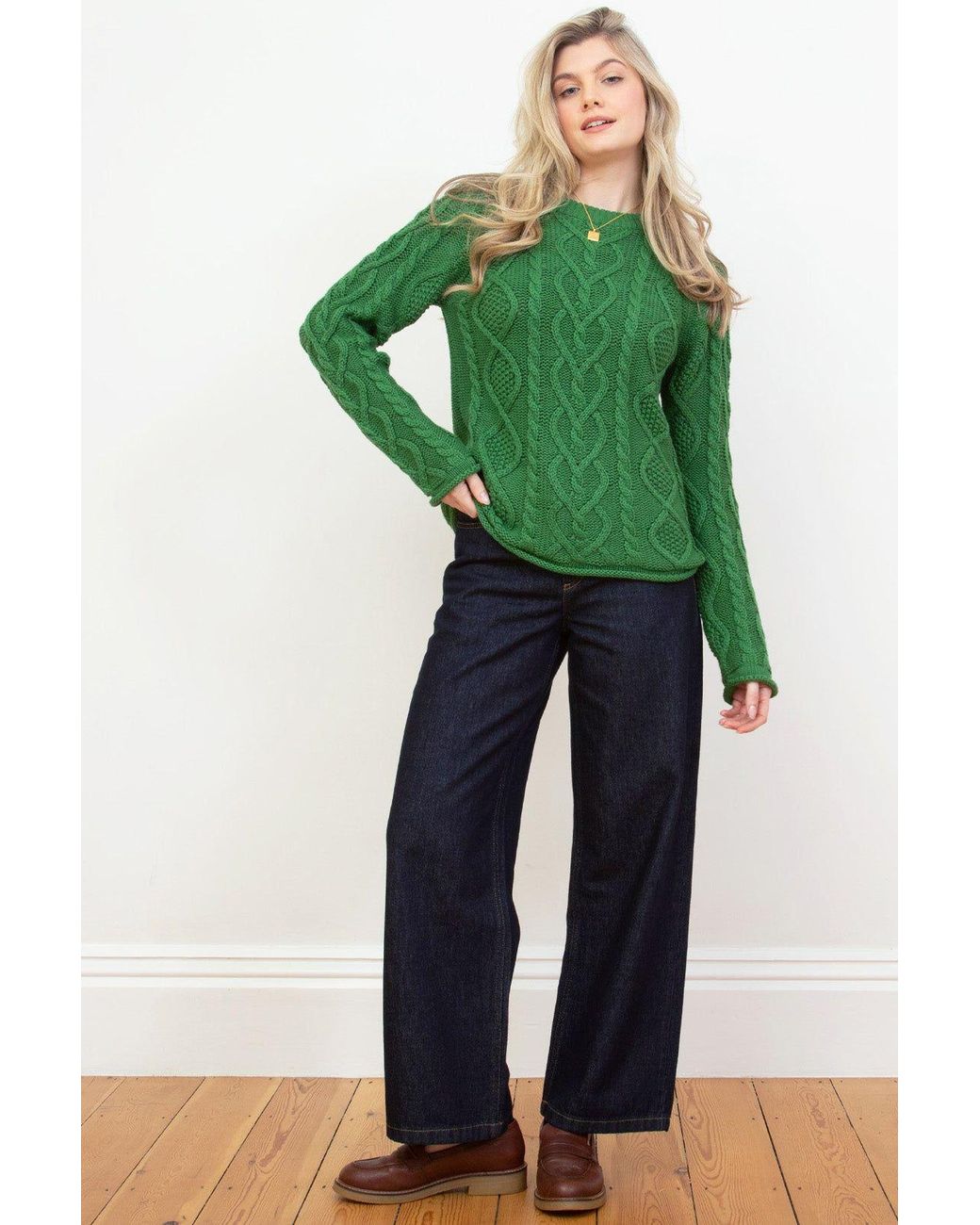 Kite Green Farrington Knit Jumper