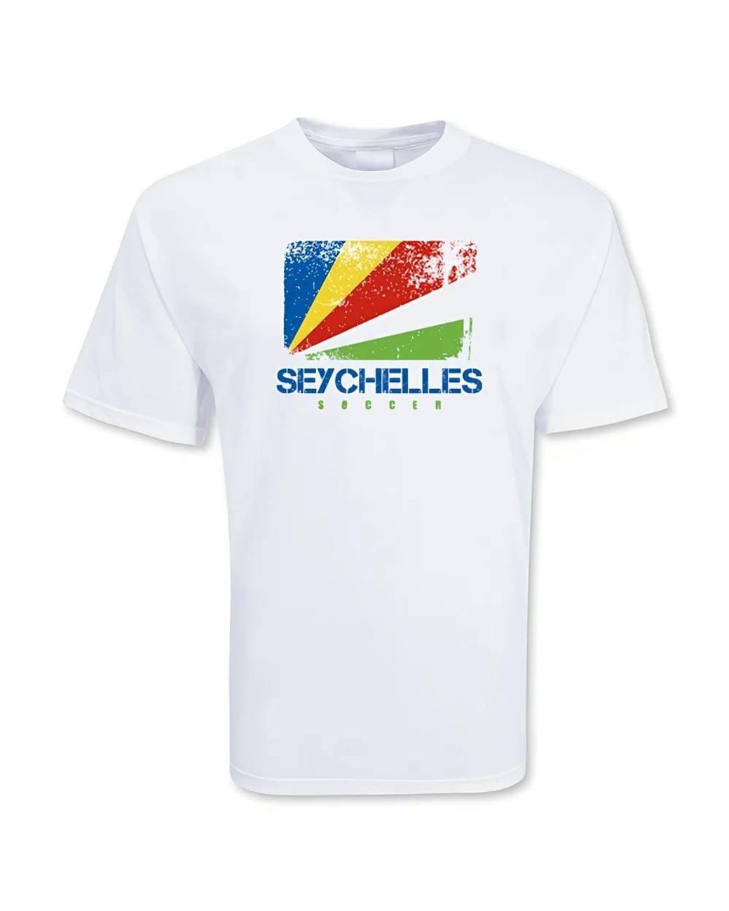Seychelles White Soccer T-Shirt for men