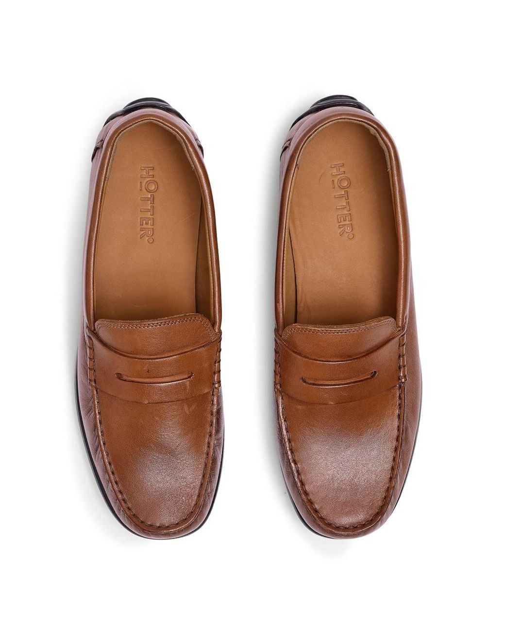 Hotter Brown 'Ewan' Loafers for men
