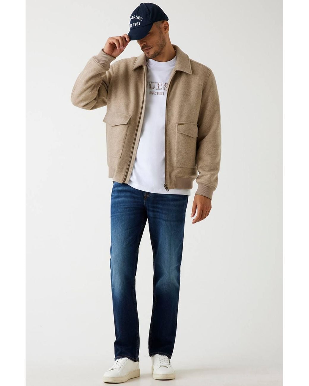 Guess Blue Angels Denim Dark Wash Denim for men