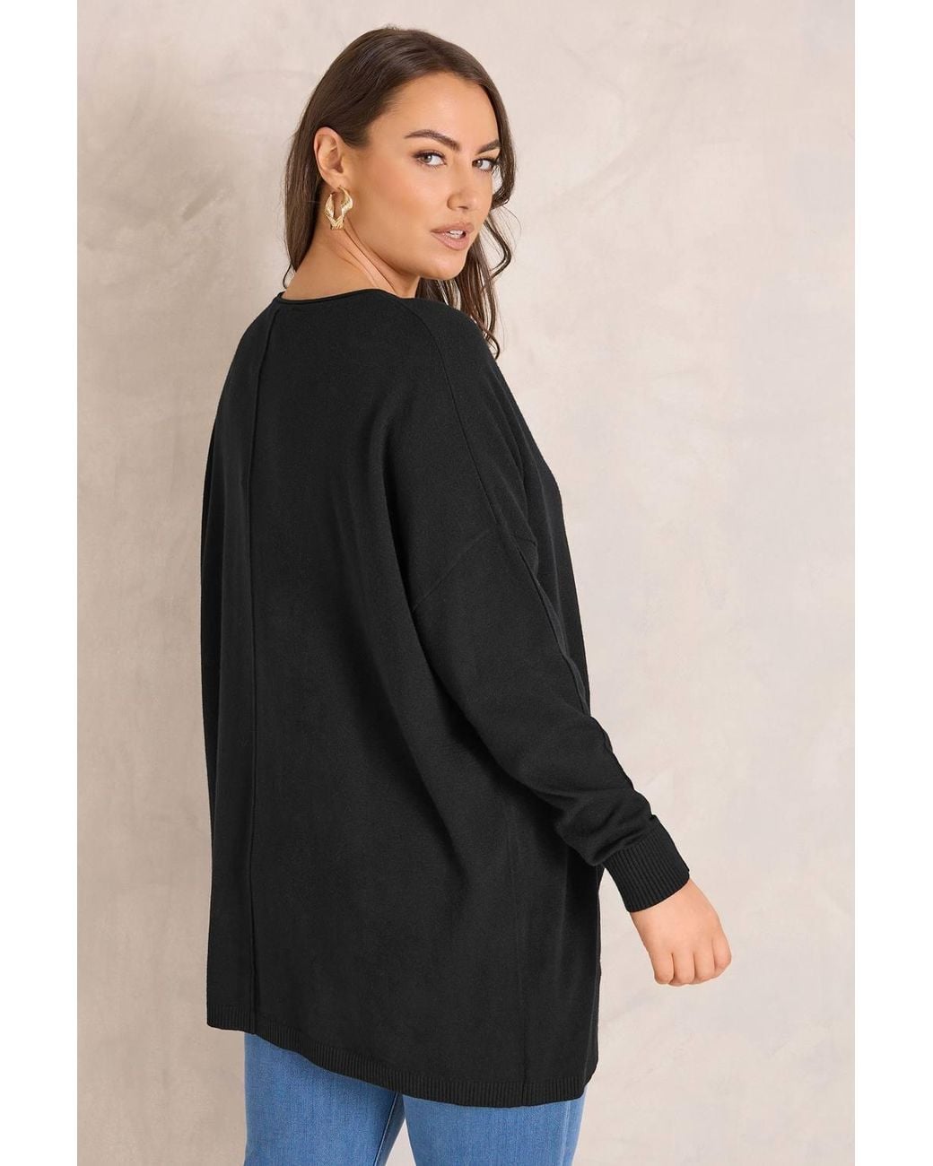 Evans Black Pocket Jumper