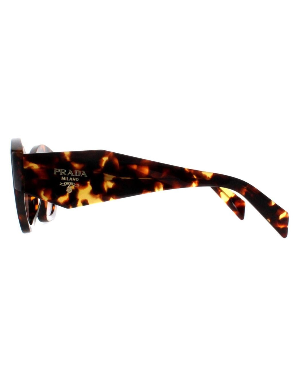 Prada Brown Rectangle Honey Havana Gradient Pr07Ys