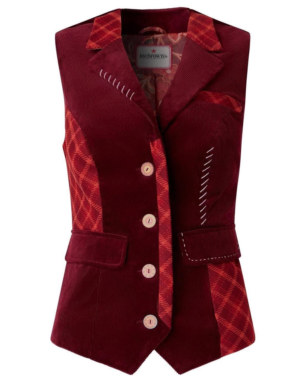 Joe Browns Blue Dahlia Mix & Match Waistcoat