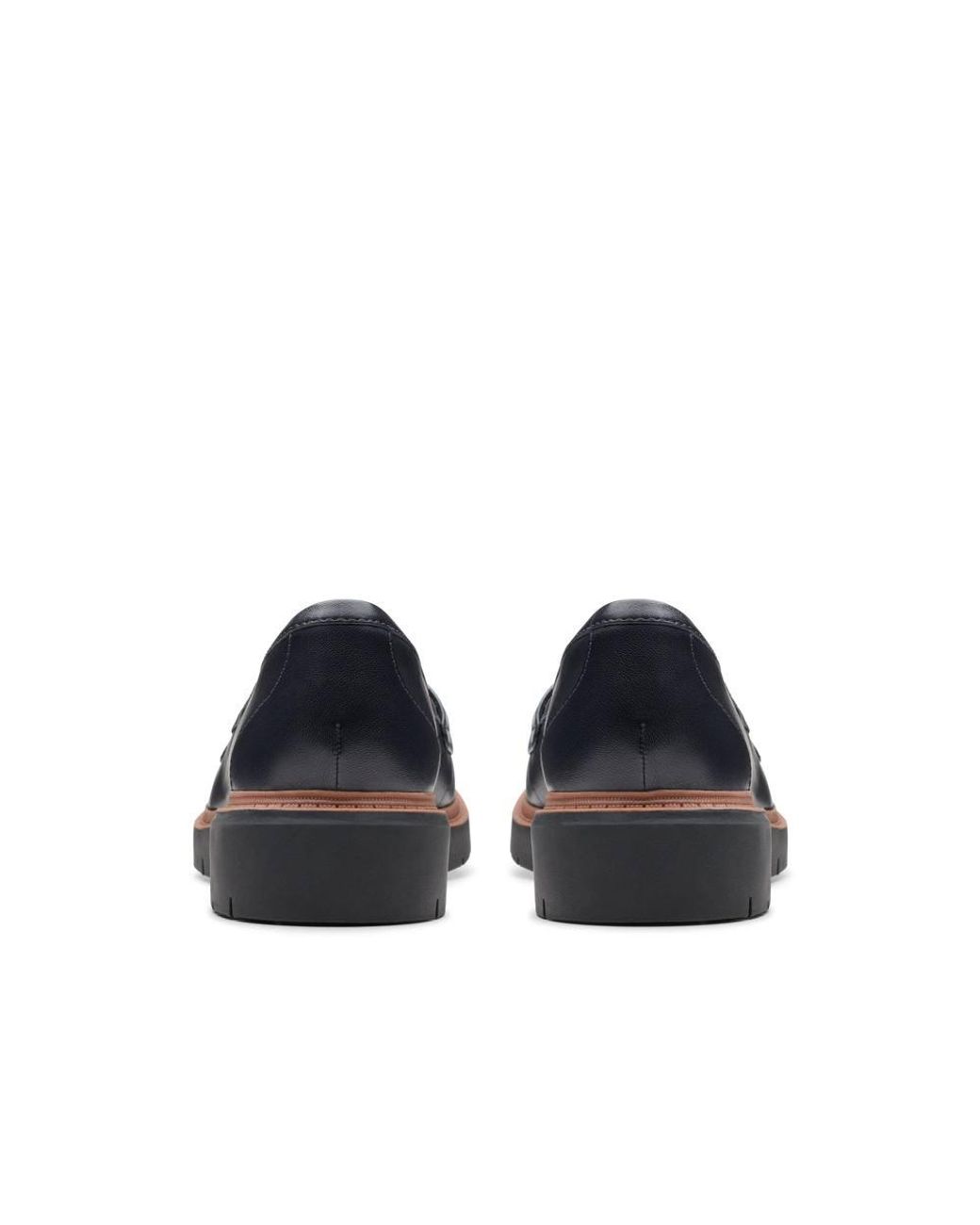 Clarks Blue Westlynn Bella Leather Loafers, Slip Ons