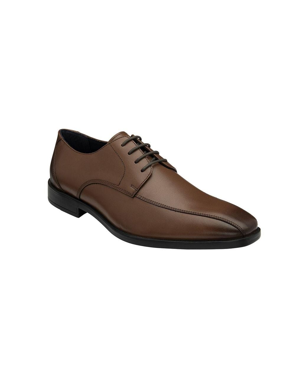 Lotus Brown 'Howard' Leather Derby Shoes for men