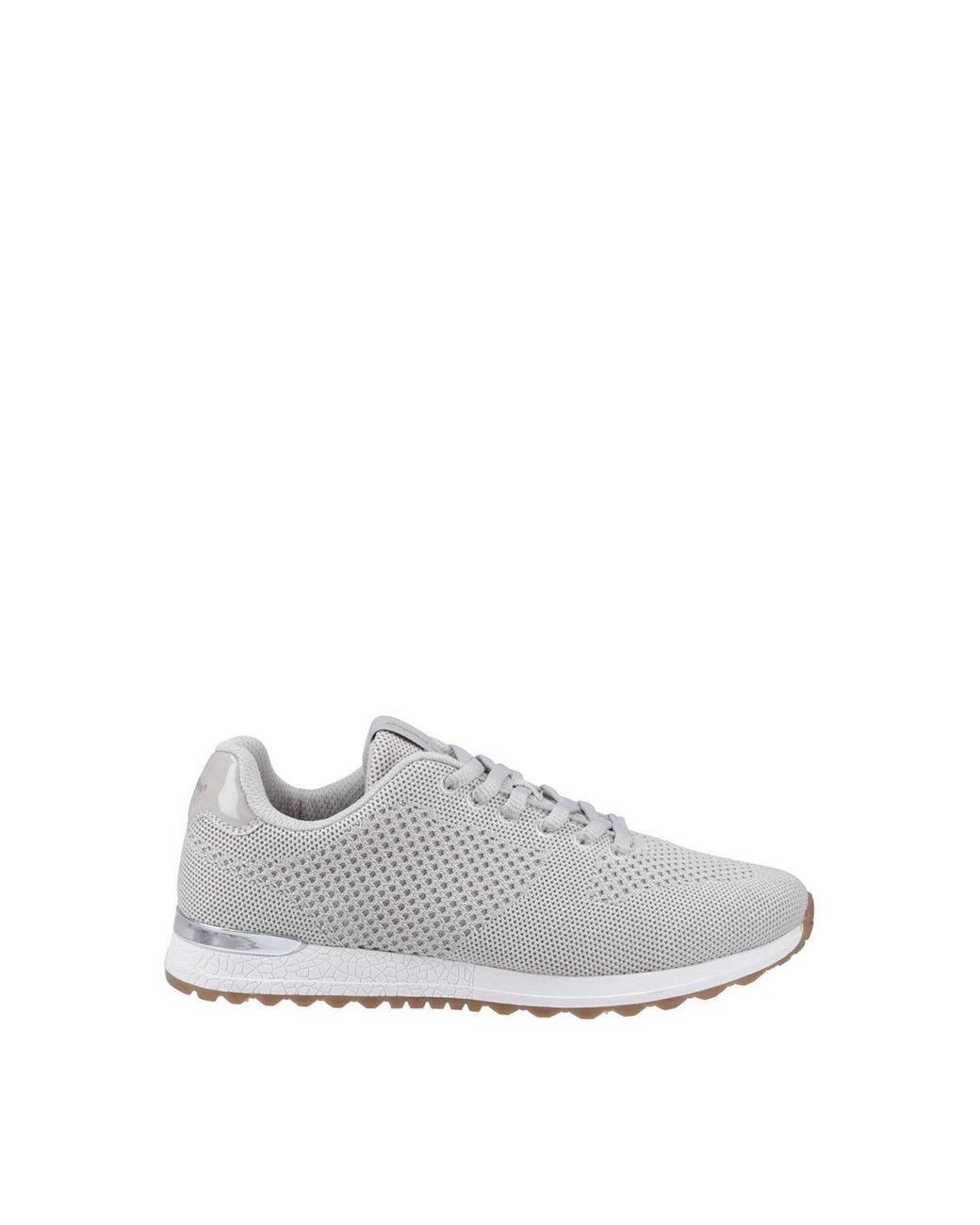 Hush Puppies White Katrina Trainer