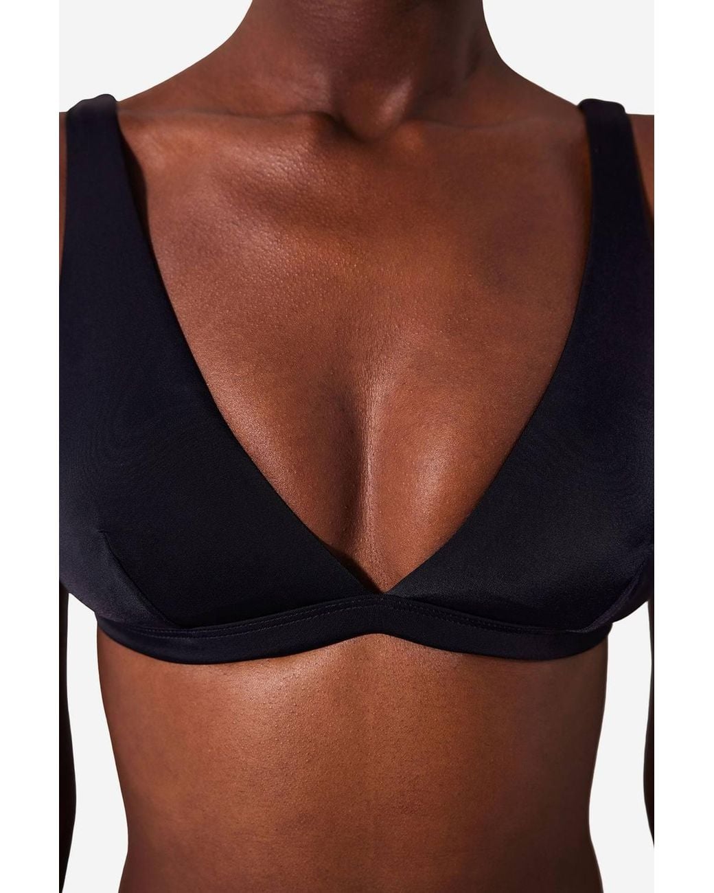 Penti Black Basic Deep V Bikini Top