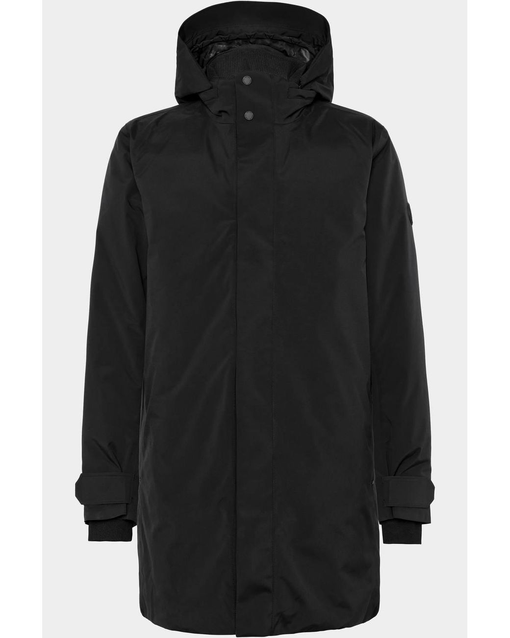 Didriksons Black Hektor Waterproof Breathable Padded Winter Parka for men