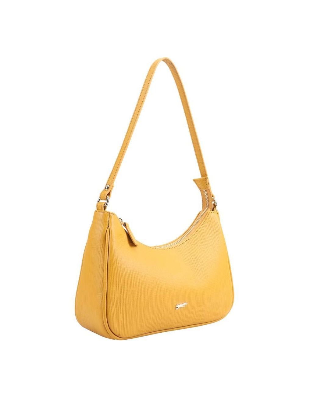 Paul Costelloe Yellow Delphine Leather Shoulder Bag