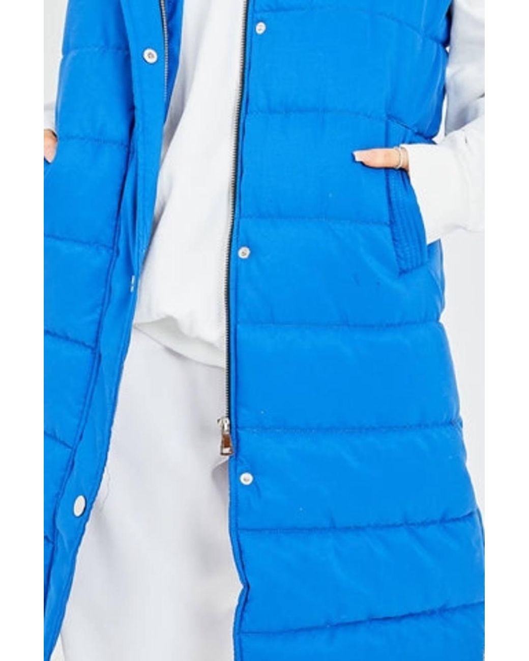 Stylewise Blue Padded Zip-Up