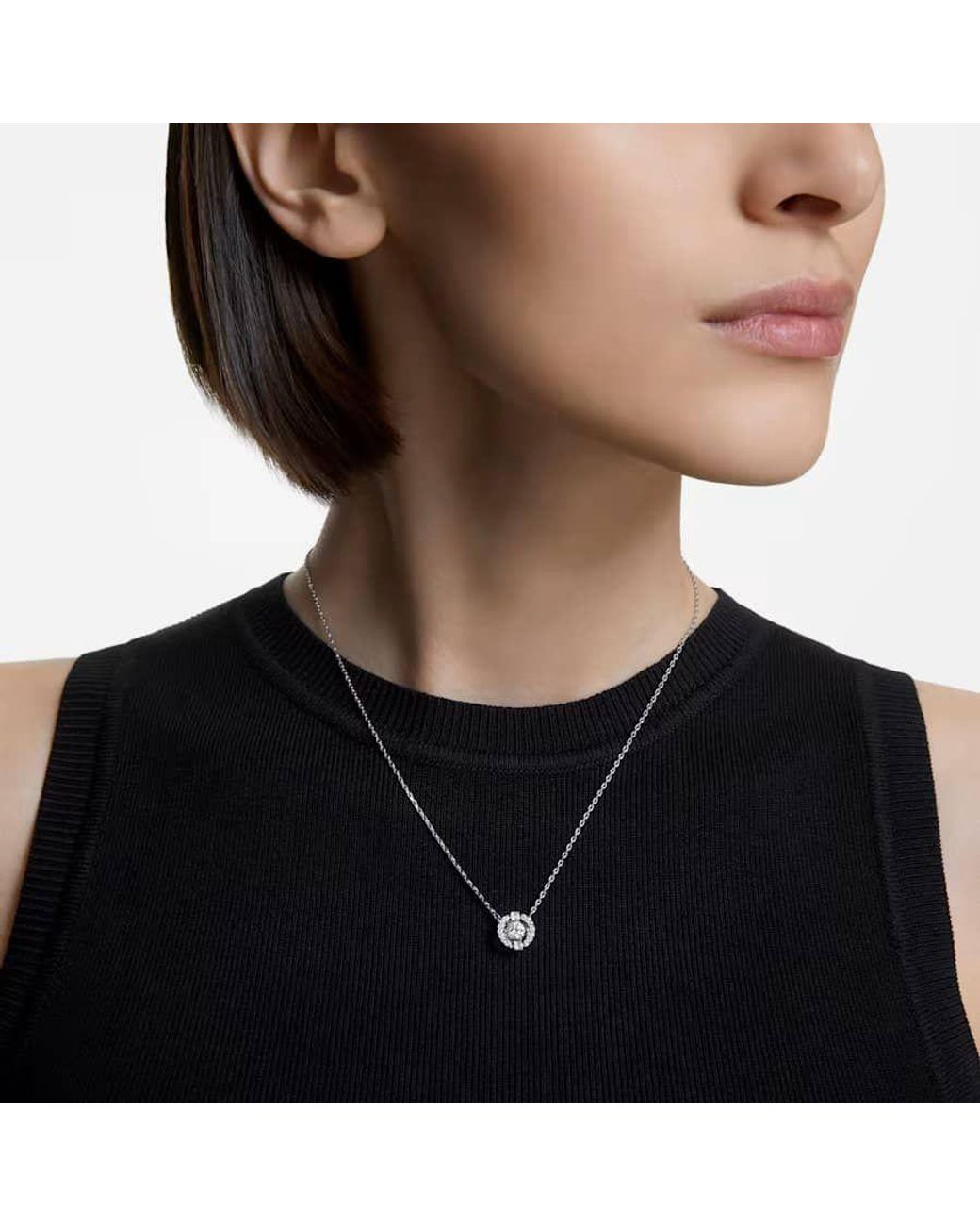 Swarovski Metallic Sparkling Dancing Crystal Necklace 5286137