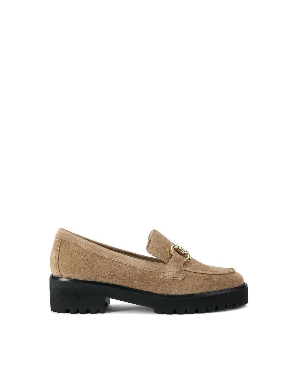 Carvela Kurt Geiger Natural 'Chester' Suede Flats