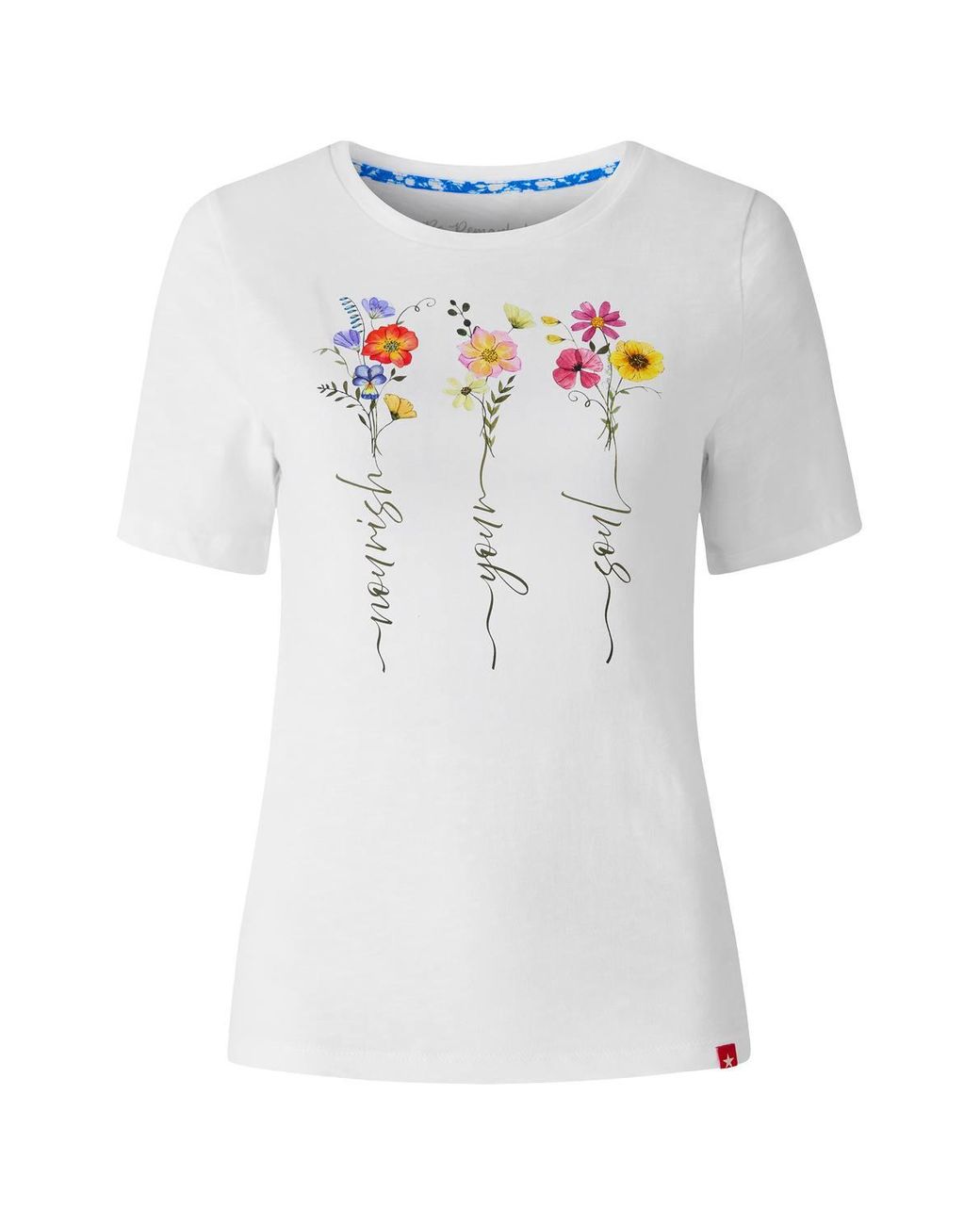 Joe Browns Blue Floral Soul Graphic Tee