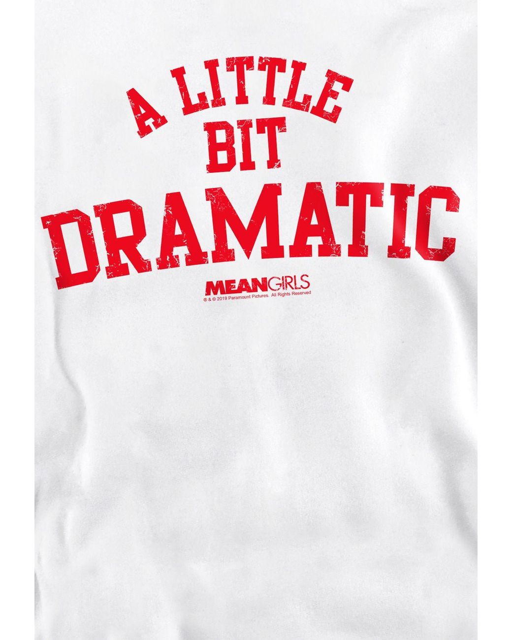 Mean Girls Gray Dramatic Crew Sweatshirt