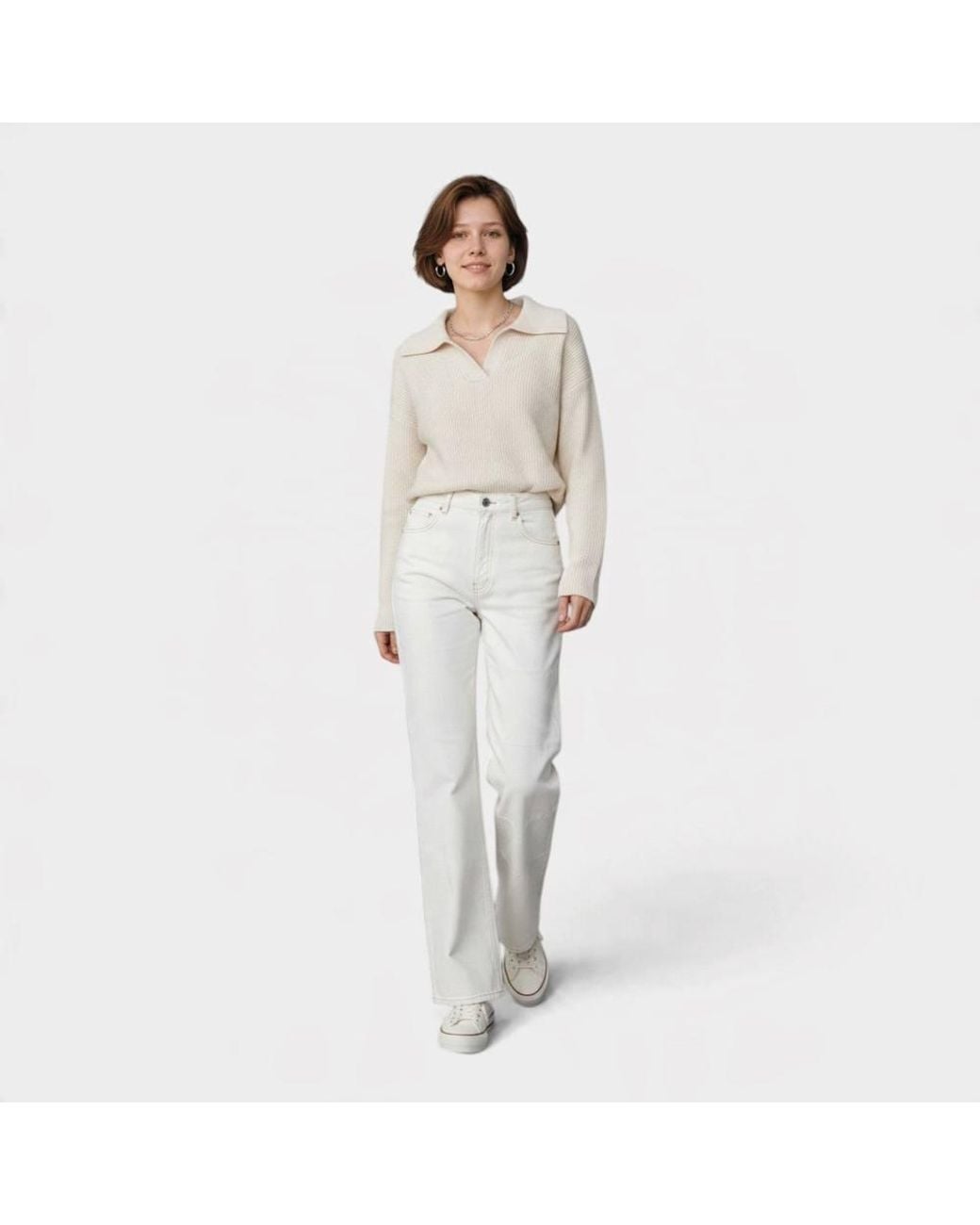 Maison Margiela White Mm6 Panelled Jeans Off