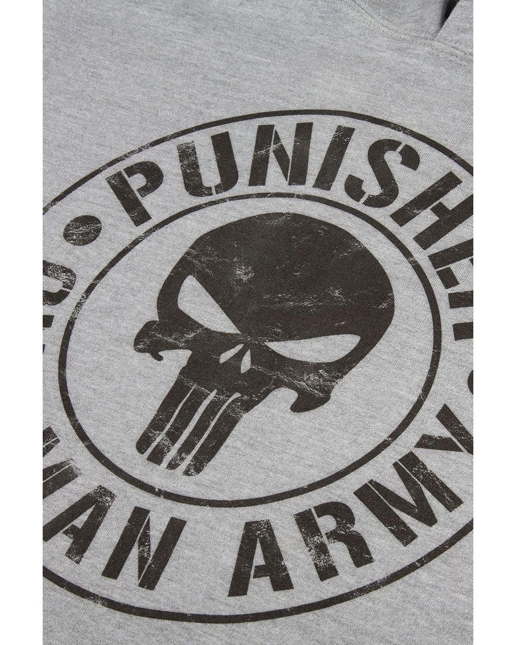 Marvel Gray One Army Cotton Hoodie for men