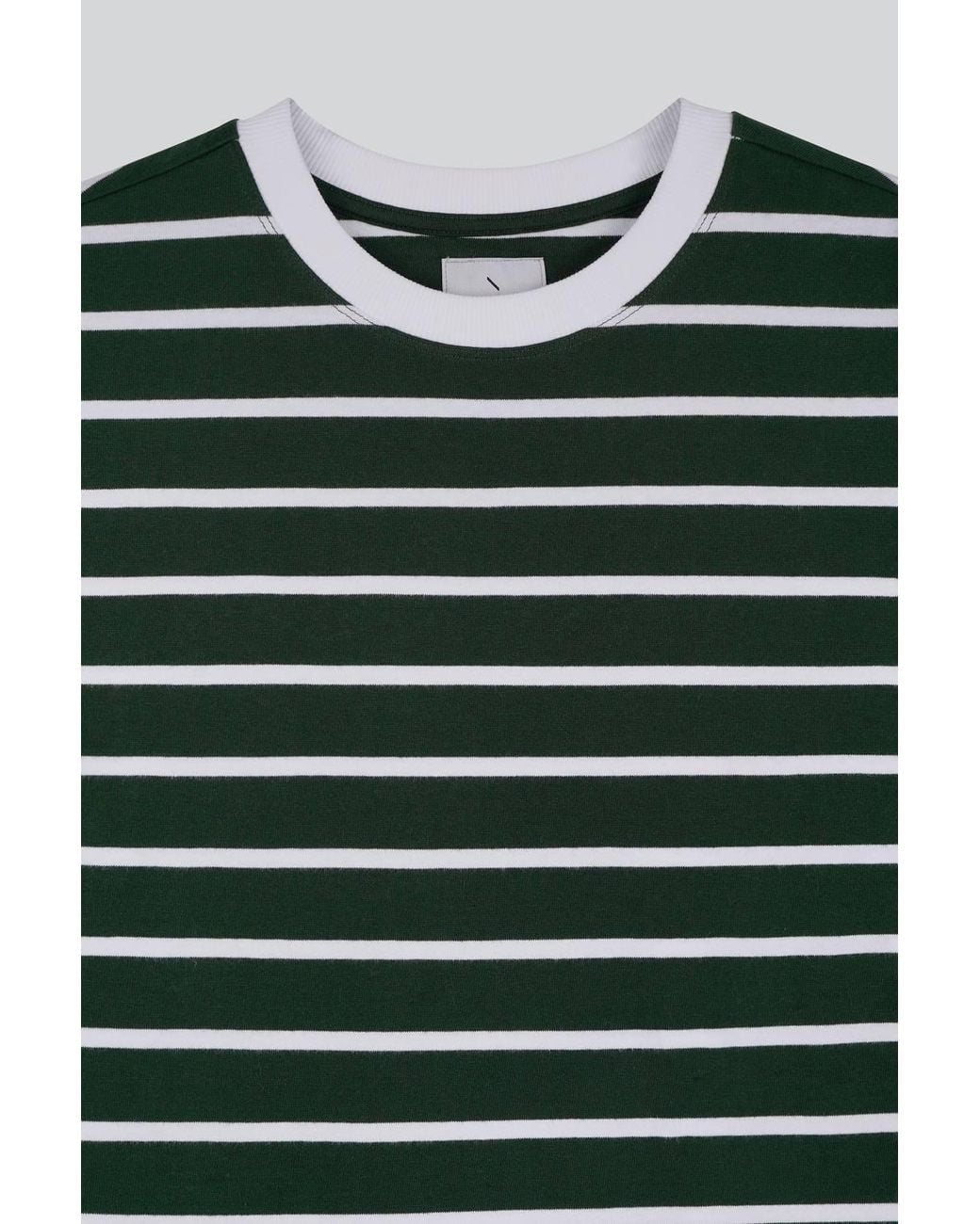 Enorsia Green Oversized Heavyweight Crew Neck T-Shirt
