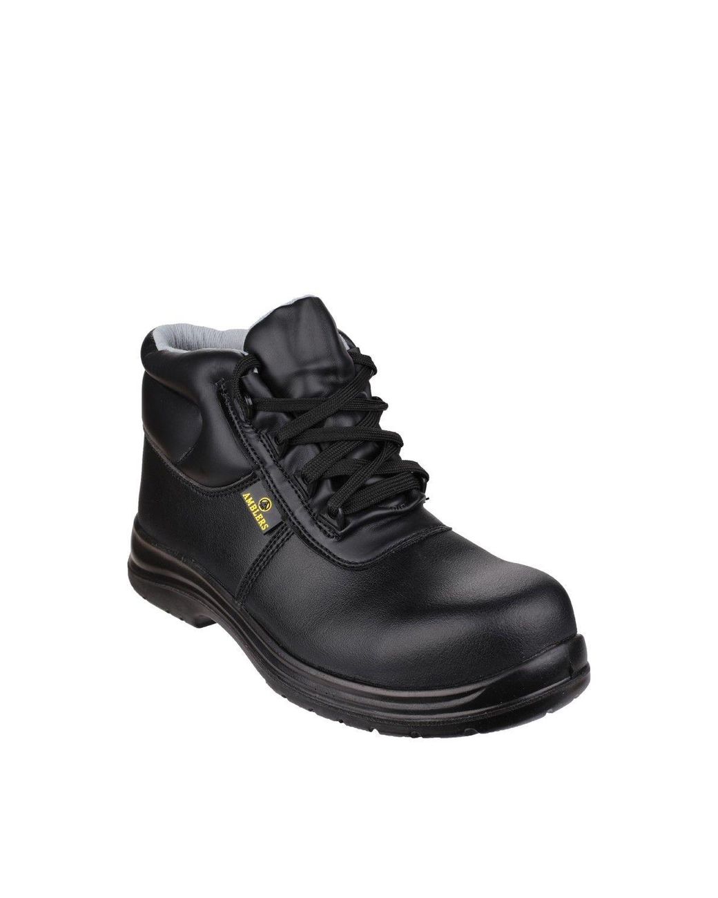 Amblers Black 'Fs663' Safety Shoes