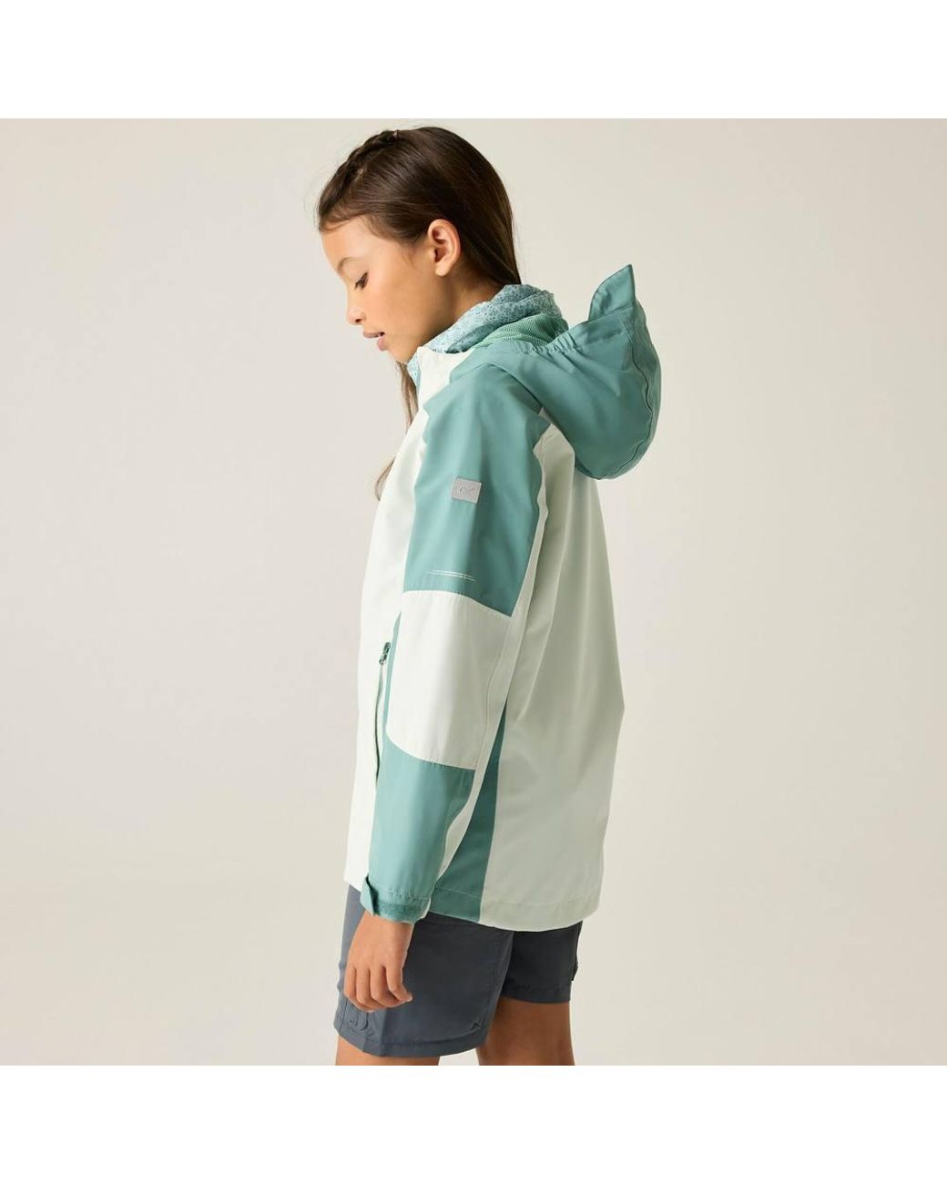 Regatta Green Calderdale Iii Hooded Waterproof Jacket