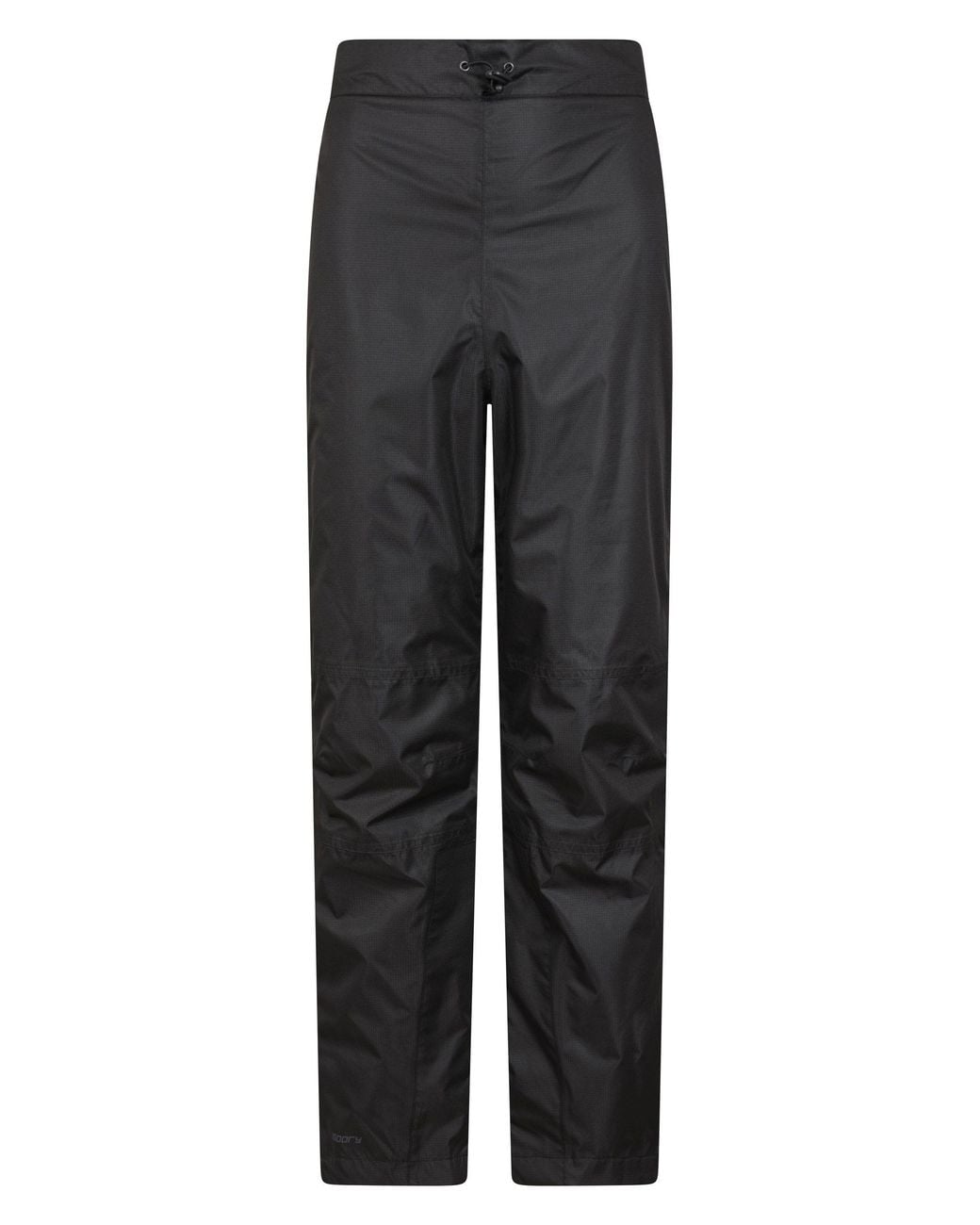 Mountain Warehouse Black Spray Waterproof Short Length Trousers Hiking Pants for men