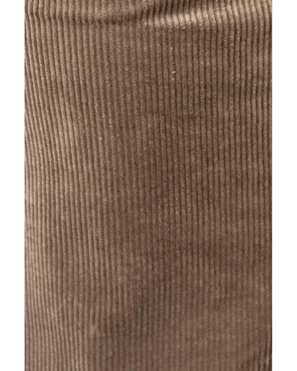 DAMART Brown Cotton Rich Cord Skirt