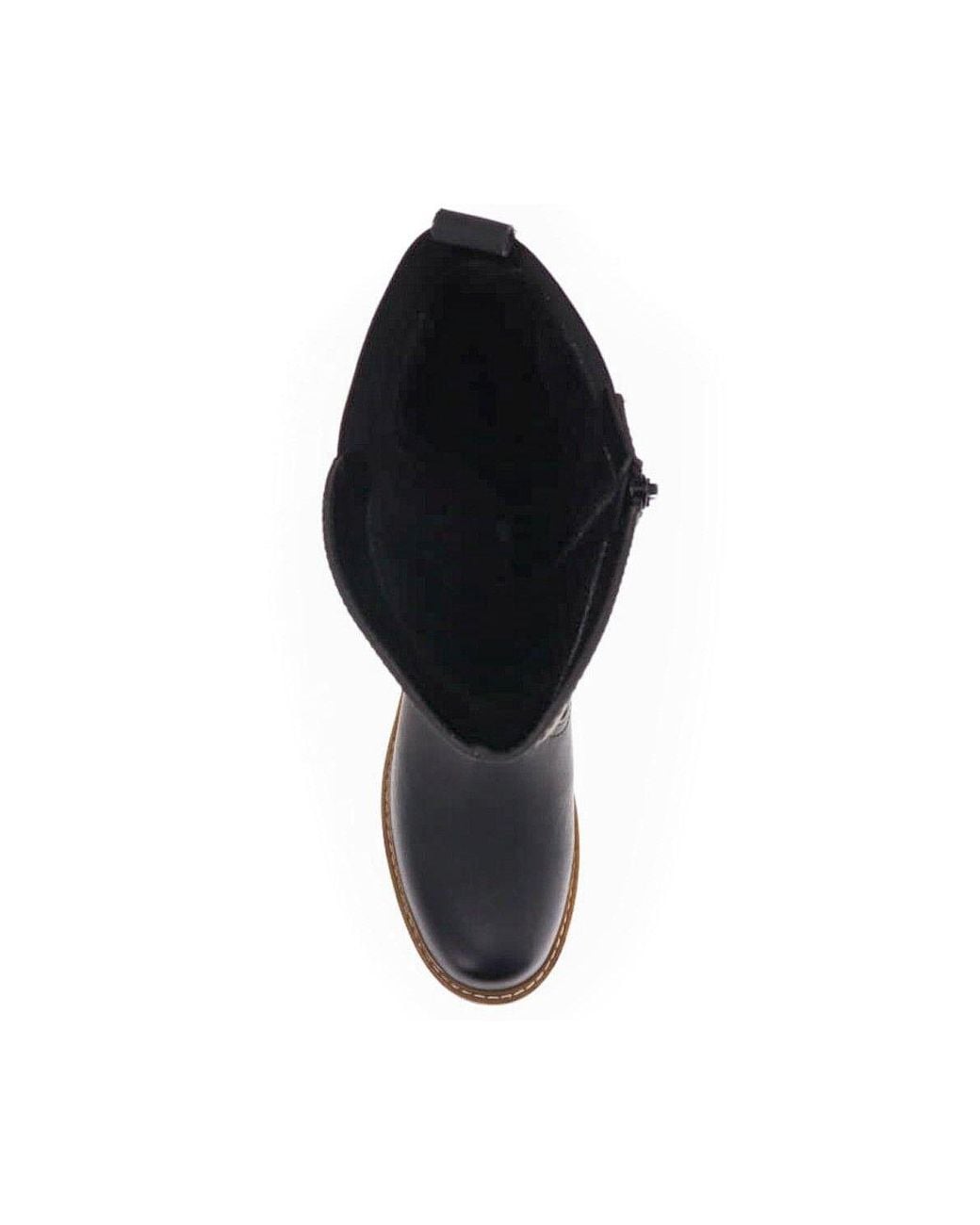 Pavers Black Dual-Buckle Long Boots