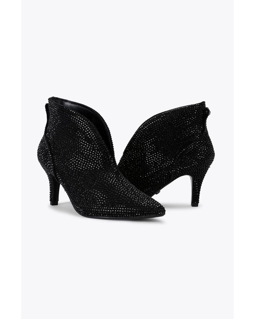Carvela Kurt Geiger Black 'Flute Shoe Boot' Boots