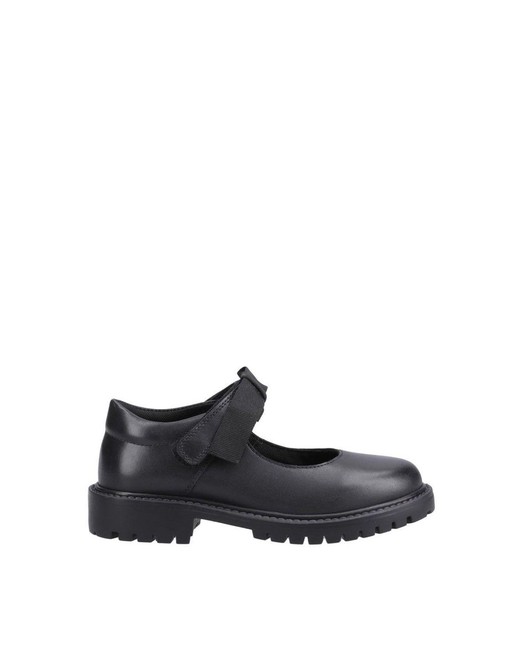 Hush Puppies Black Astrid Bow Senior